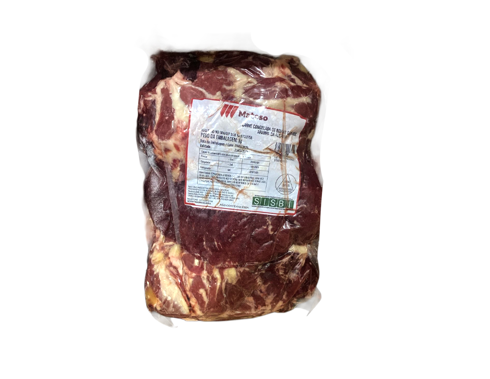 ARANHA DA ALCATRA BOVINA CONGELADA MATOSO 2,5 KG (CX 24 KG)